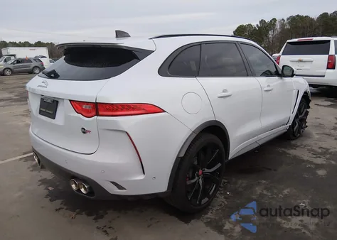 2020 Jaguar F-Pace Svr P550 Awd Automatic из США, поврежденный, VIN SADCZ2EE5LA656877